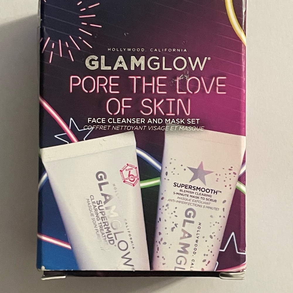 GLAMGLOW Pore the Love of Skin Face Cleanser & Mask Set
